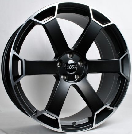 21" 5*112 9.0 ET30 66.5 TS-6149 SATIN BLACK MACHINED LIP